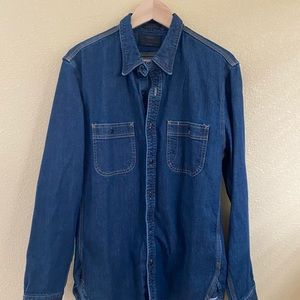 Zara denim long sleeve shirt.